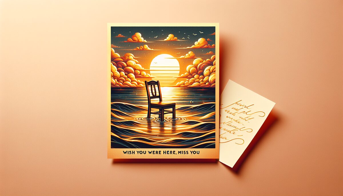 Wish You Were Here eCard - free Miss You greeting card