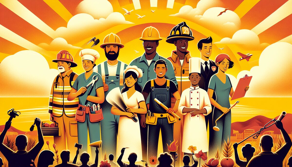 Workers Unite eCard - free Labor Day greeting card