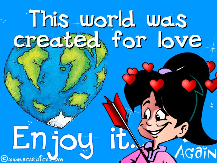 World Created For Love Girl