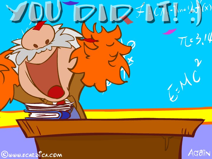 You Did It At Work eCard - free Business & Office greeting card